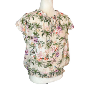 Alex & Lili multicolour floral blouse